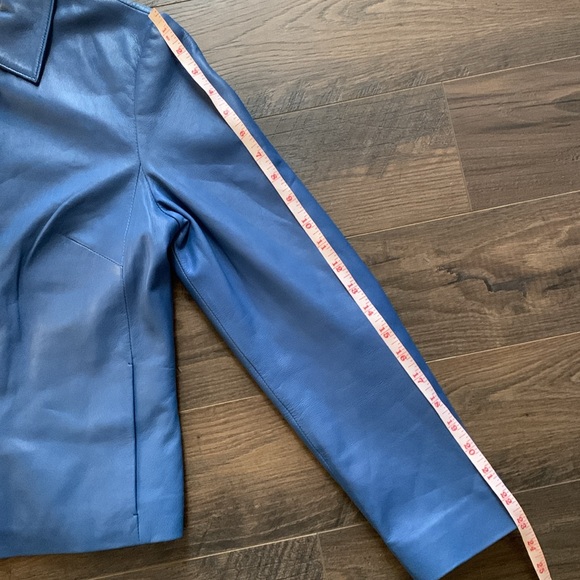 Vintage Peter Millar Leather Button Up lined Jacket Size M - Picture 8 of 8